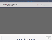 Tablet Screenshot of ojedaabogados.com